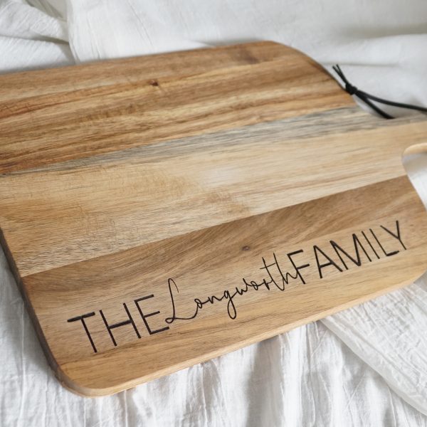 personalised custom bespoke wooden chopping boards