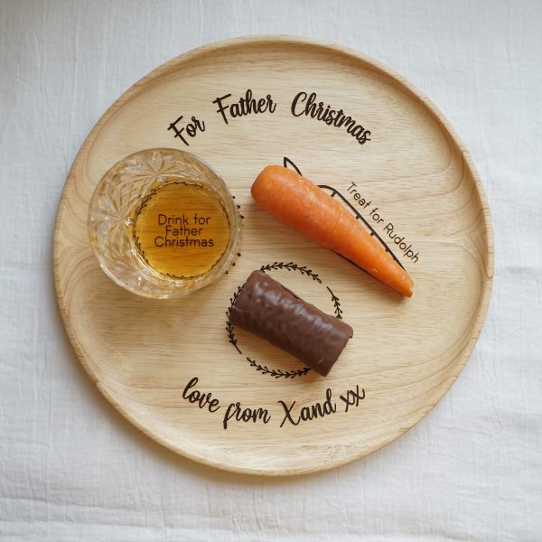 Personalised childrens christmas plate