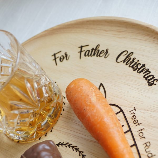 Personalised childrens christmas plate