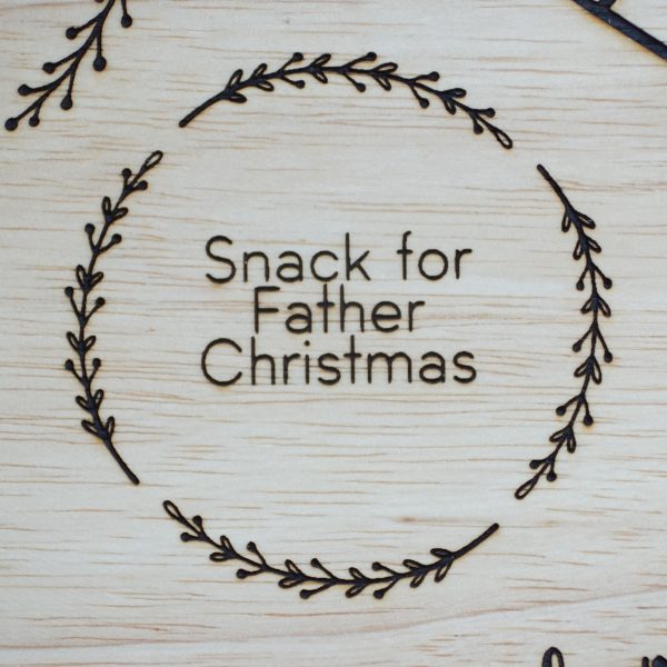 Personalised childrens christmas plate