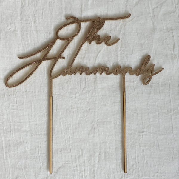 Personalised wedding cake topper mr and mrs cake topper